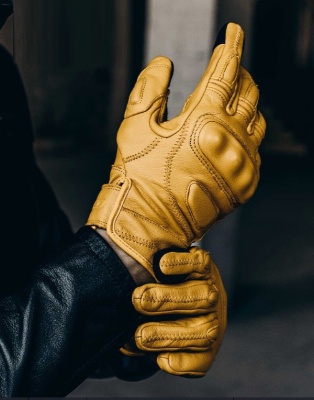 Перчатки кожаные Scoyco MC154 Brown фото в интернет-магазине FrontFlip.Ru