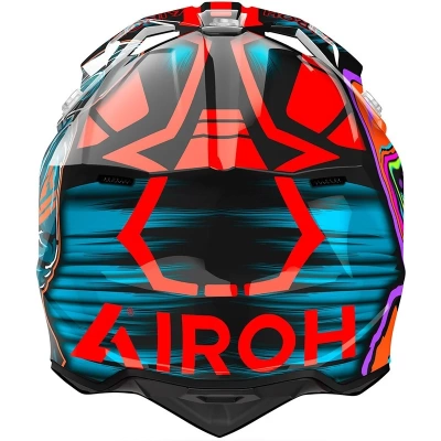 Шлем Airoh WRAAAP CYBER Orange Glossy фото в интернет-магазине FrontFlip.Ru