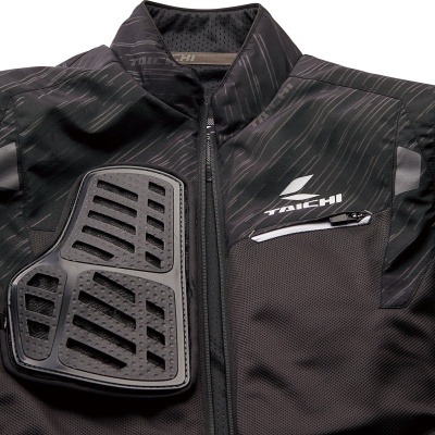 Куртка текстильная Taichi TORQUE MESH Black/Red фото в интернет-магазине FrontFlip.Ru