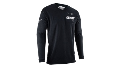 Мотоджерси Leatt Moto 4.5 WindBlock Jersey  Black 2023 фото в интернет-магазине FrontFlip.Ru