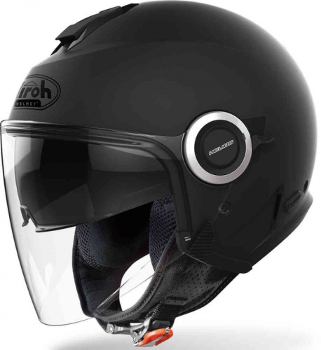 Шлем Airoh HELYOS COLOR Black Matt фото в интернет-магазине FrontFlip.Ru