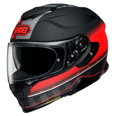 SHOEI Мотошлем GT-Air 2 TESSERACT красно-черно-серый, TC-1 фото в интернет-магазине FrontFlip.Ru