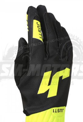 Перчатки JUST1 J-FLEX 2.0, черный/Hi-Vis желтый фото в интернет-магазине FrontFlip.Ru