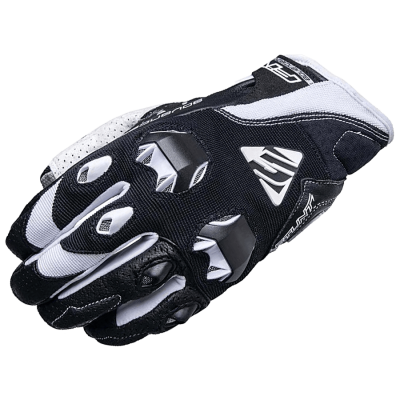 FIVE Перчатки STUNT EVO черно-белые фото в интернет-магазине FrontFlip.Ru