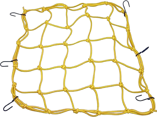 REXWEAR Багажная сетка желт.пластик.крючки 40*40см фото в интернет-магазине FrontFlip.Ru