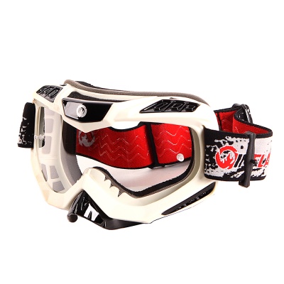 Кроссовая маска INFLAME NK-1016, цвет черно-белый фото в интернет-магазине FrontFlip.Ru
