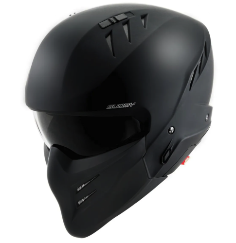 [SUOMY] Мотошлем ARMOR PLAIN, цвет Черный Матовый фото в интернет-магазине FrontFlip.Ru