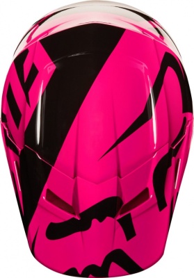 Мотошлем подростковый Fox V1 Race Youth Helmet Pink фото в интернет-магазине FrontFlip.Ru