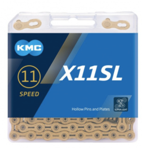Цепь KMC X11SL 11ск. 118L Silver (BX11SLN18) фото в интернет-магазине FrontFlip.Ru