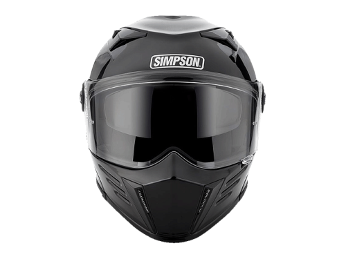 SIMPSON Шлем DARKSOME GLOSS BLACK фото в интернет-магазине FrontFlip.Ru