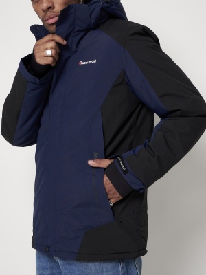 Горнолыжная куртка мужская темно-синего цвета 88812TS фото в интернет-магазине FrontFlip.Ru