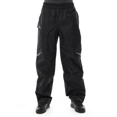 Dragonfly Штаны - дождевик EVO Black (мембрана) 2023 фото в интернет-магазине FrontFlip.Ru