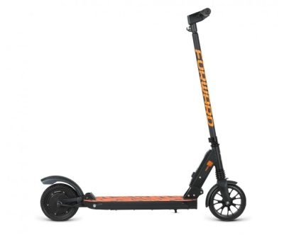 Электросамокат E-FORWARD TIGER 8" (20 км/ч, 4 Ah) 2019-2020, черный/оранжевый фото в интернет-магазине FrontFlip.Ru