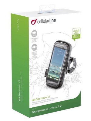 INTERPHONE Держатель для смартфона 5.2 дюймов на руль мотоцикла, велосипеда SMSMART52 фото в интернет-магазине FrontFlip.Ru