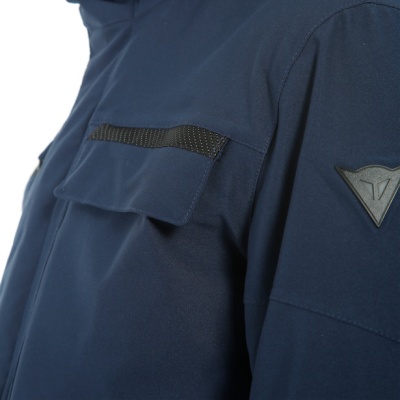 Куртка текстильная Dainese MILANO D-DRY Ebony/Black-Iris/Black-Iris фото в интернет-магазине FrontFlip.Ru
