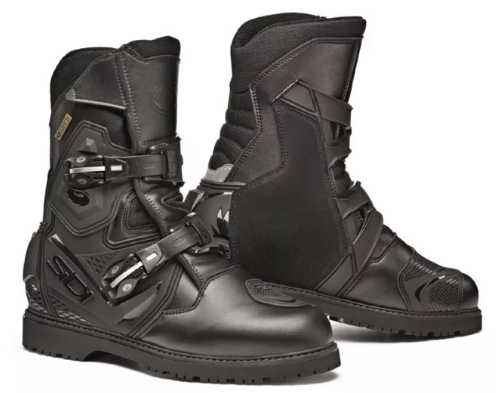 Мотоботы SIDI MID ADVENTURE 2 GORE-TEX Black фото в интернет-магазине FrontFlip.Ru