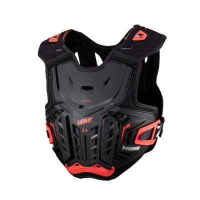 Защита панцирь подростковый Leatt Chest Protector 2.5 Junior Black/Red фото в интернет-магазине FrontFlip.Ru