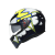 Шлем AGV K-3 SV MULTI Bubble Blue/White/Yellow Fluo фото в интернет-магазине FrontFlip.Ru