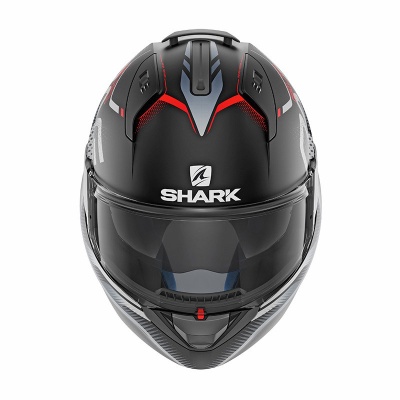 [SHARK] Мотошлем evo-one 2 keenser, цвет черный матовый/серый матовый/красный фото в интернет-магазине FrontFlip.Ru