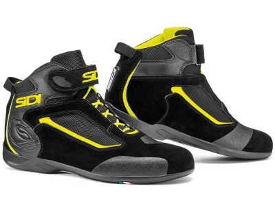 Мотоботы SIDI GAS Black/Yellow фото в интернет-магазине FrontFlip.Ru