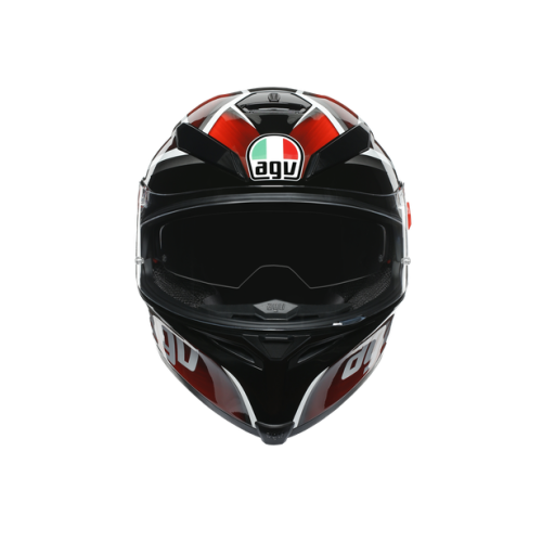 Шлем AGV K-5 S MULTI Tempest Black/Red фото в интернет-магазине FrontFlip.Ru
