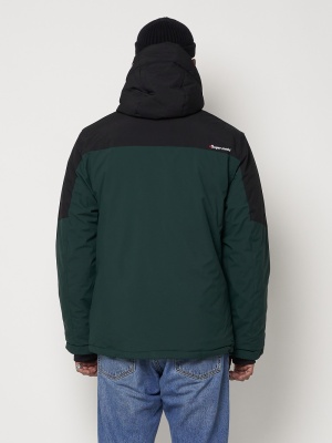 Горнолыжная куртка мужская темно-зеленого цвета 88821TZ фото в интернет-магазине FrontFlip.Ru