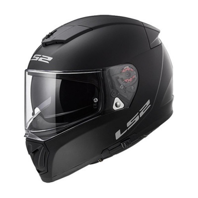 LS2 Мотошлем FF390 BREAKER SOLID черный матовый фото в интернет-магазине FrontFlip.Ru