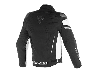 DAINESE Куртка ткань RACING 3 D-DRY 948 BLK/BLK/WHITE фото в интернет-магазине FrontFlip.Ru