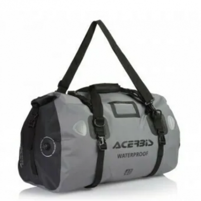 Сумка водонепроницаемая горизонтальная Acerbis X-WATER HORIZONTAL Black/Grey 40L фото в интернет-магазине FrontFlip.Ru