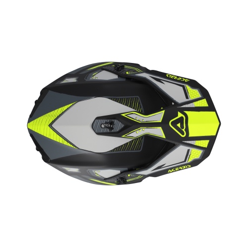 Шлем Acerbis LINEAR 22-06 Black/Fluo-Yellow фото в интернет-магазине FrontFlip.Ru
