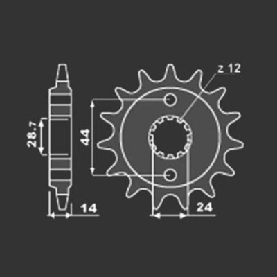 PBR Звезда передняя    2268-17 фото в интернет-магазине FrontFlip.Ru