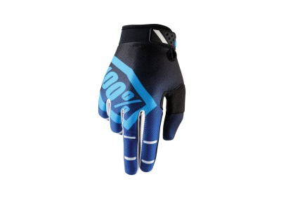 Мотоперчатки 100% Ridefit Corpo Glove Blue фото в интернет-магазине FrontFlip.Ru