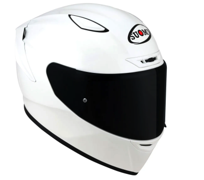 [SUOMY] Мотошлем TRACK-1 PLAIN, цвет Белый фото в интернет-магазине FrontFlip.Ru