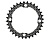 Звезда Race Face Narrow Wide 104x38T Black (RNW104X38BLK)