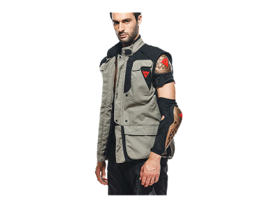 DAINESE Куртка ткань ALLIGATOR TEX 21F WALNUT/BLK/LAVA-RED фото в интернет-магазине FrontFlip.Ru
