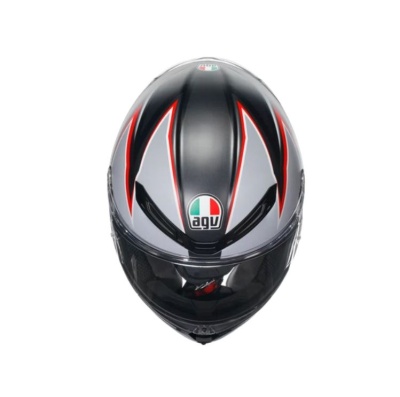 Шлем AGV K6 S E2206 MPLK Flash Matt Black/Grey/Red фото в интернет-магазине FrontFlip.Ru