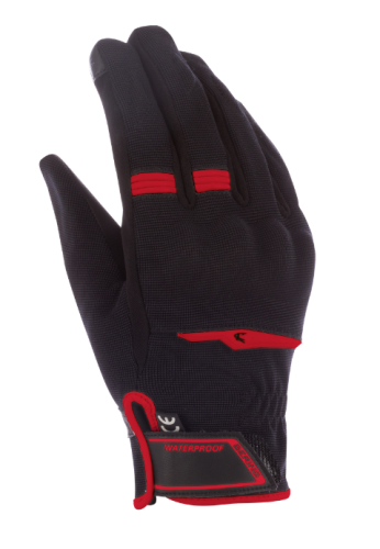 Перчатки Bering BORNEO EVO Black/Red фото в интернет-магазине FrontFlip.Ru