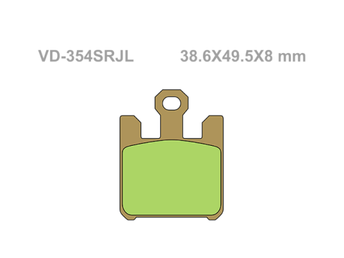 VESRAH Тормозные колодки  VD-354SRJL  (300) фото в интернет-магазине FrontFlip.Ru