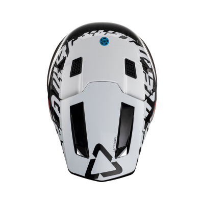 Мотошлем Leatt Moto 9.5 Carbon Helmet Kit White фото в интернет-магазине FrontFlip.Ru