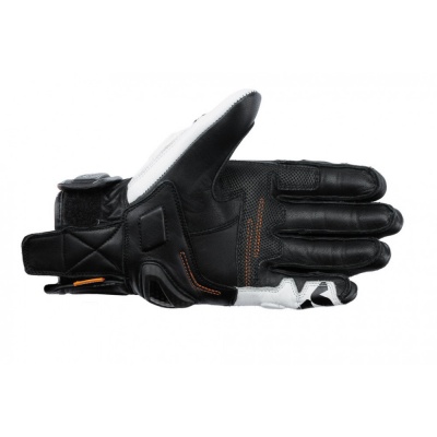 SECA Перчатки TRACKDAY SHORT WHITE/BLACK фото в интернет-магазине FrontFlip.Ru