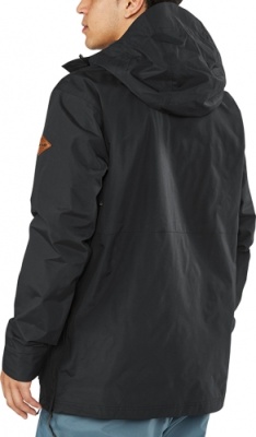 Куртка-анорак 10к/10к DAKINE CLARK ANORAK BLACK фото в интернет-магазине FrontFlip.Ru