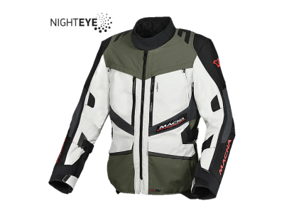 MACNA DOMANE Куртка ткань серая/зеленая фото в интернет-магазине FrontFlip.Ru