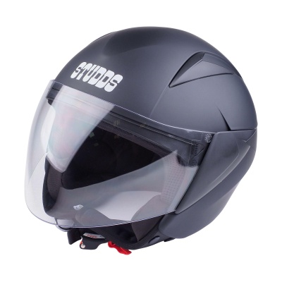 STUDDS Шлем открытый RMS Z600 SOLID Black Matt фото в интернет-магазине FrontFlip.Ru