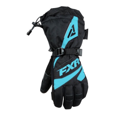 Перчатки FXR Fusion с утеплителем Black/Mint фото в интернет-магазине FrontFlip.Ru
