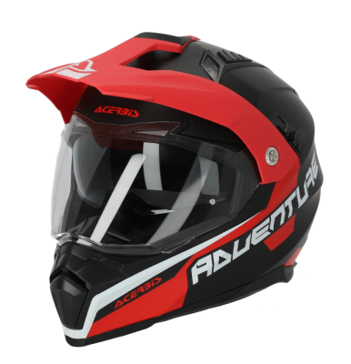Шлем Acerbis FLIP FS-606 22-06 Grey/Red фото в интернет-магазине FrontFlip.Ru