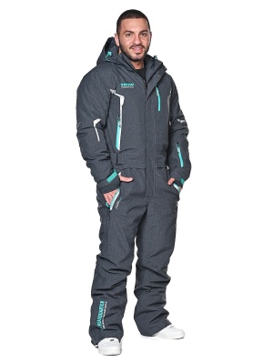 SNOW HEADQUARTER Снегоходный комбинезон мужской A-89001 Серый фото в интернет-магазине FrontFlip.Ru