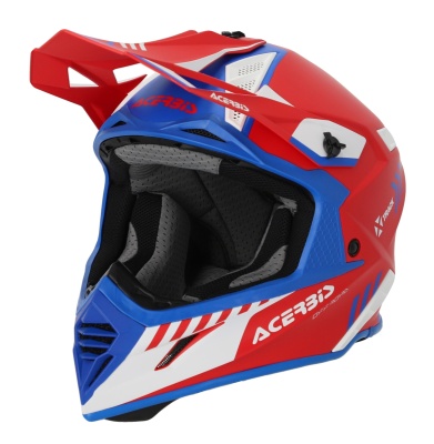 Шлем Acerbis X-TRACK MIPS 22-06 Red/Blue фото в интернет-магазине FrontFlip.Ru
