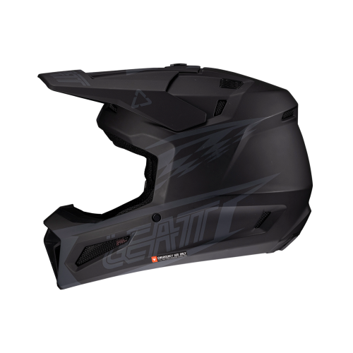 Мотошлем Leatt Moto 3.5 Helmet Kit Stealth 2025 фото в интернет-магазине FrontFlip.Ru