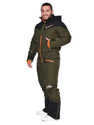 SNOW HEADQUARTER Горнолыжный комбинезон мужской A-89002 Хаки фото в интернет-магазине FrontFlip.Ru
