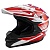 Шлем кроссовый ATAKI JK801A Legacy, красный/белый глянцевый